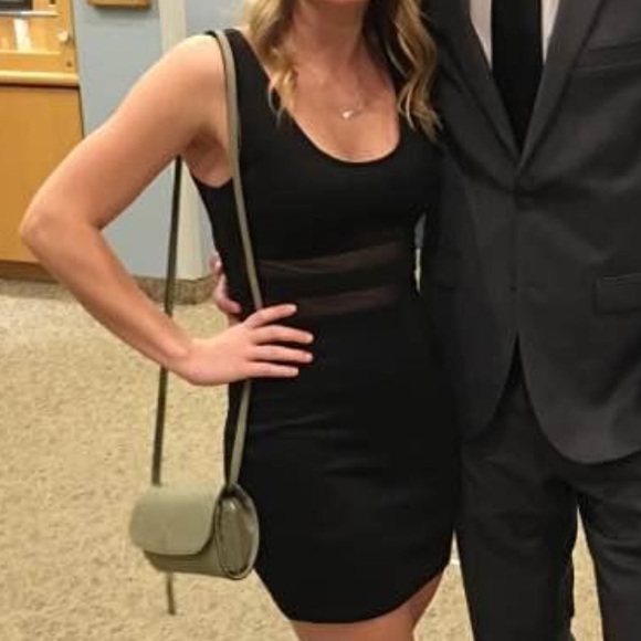 Forever 21 Black Bodycon Dress, Size Medium - Picture 9 of 9